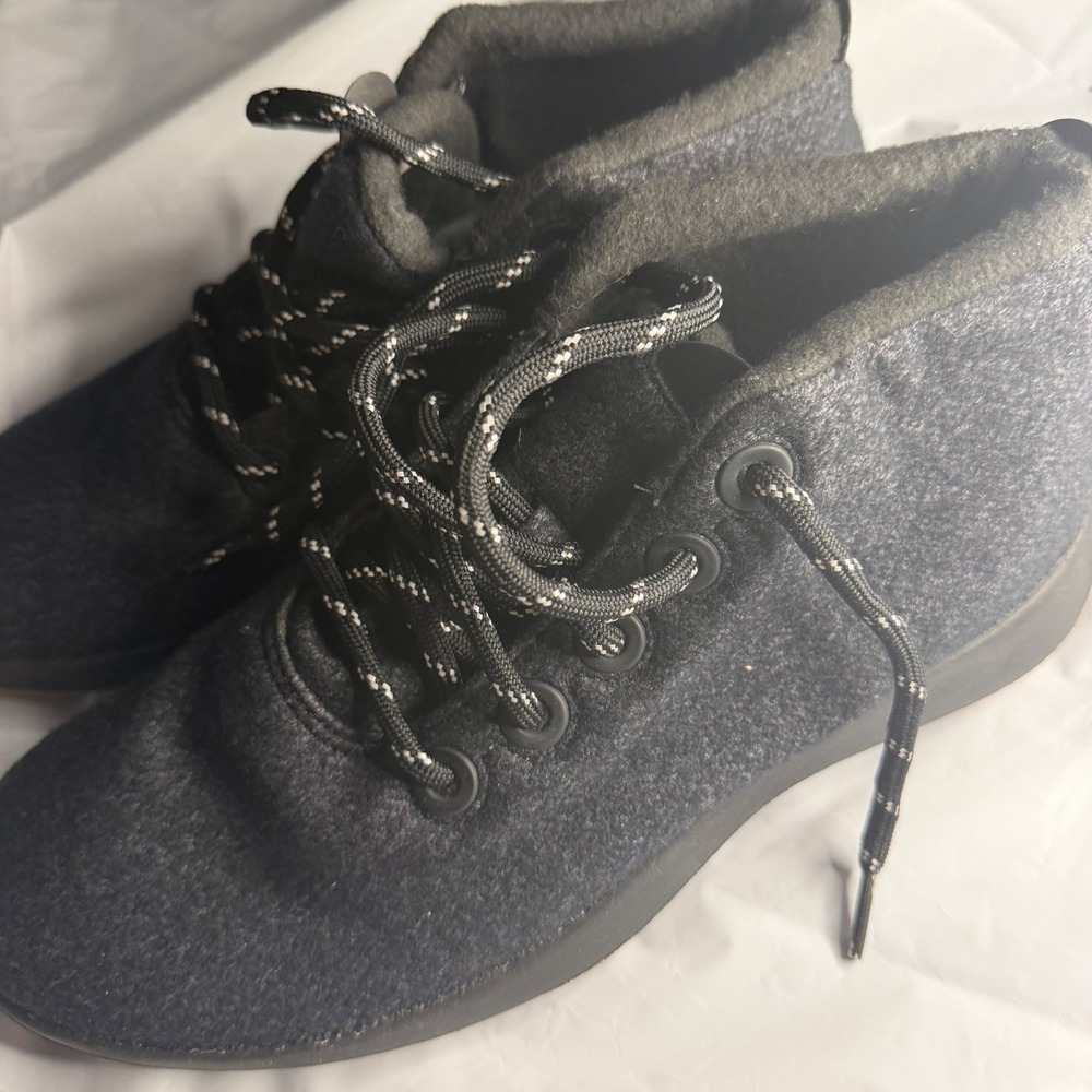 Allbirds Mens Wool Runner-up Mizzles Sneaker 11 Charcoal Black Water Repellent